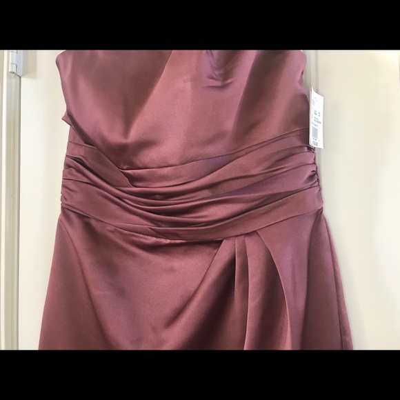 Bridesmaid / Prom / Homecoming Satin Dress - Picture 5 of 9